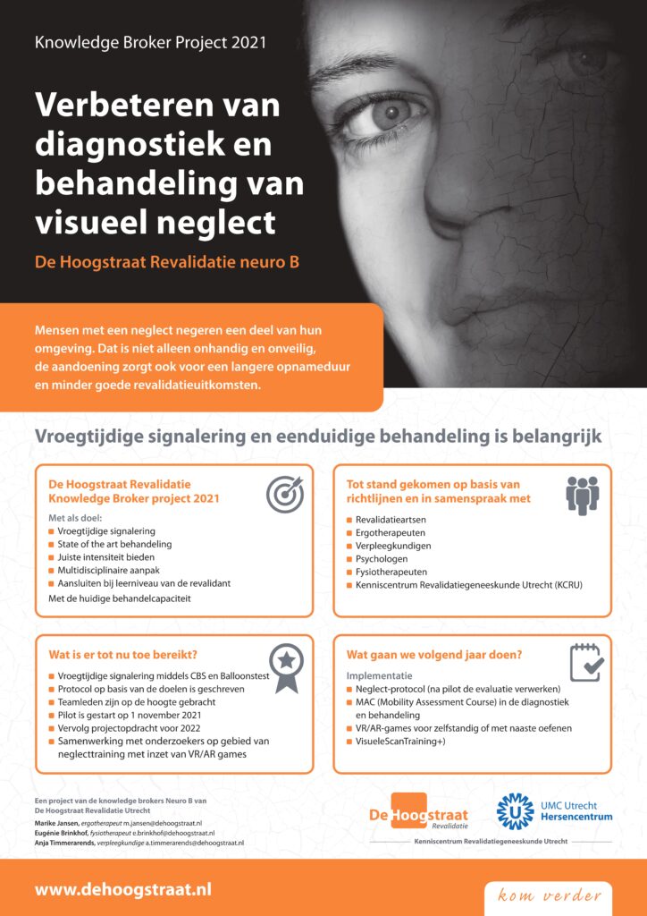 Verbeteren van diagnostiek en behandeling van visueel neglect